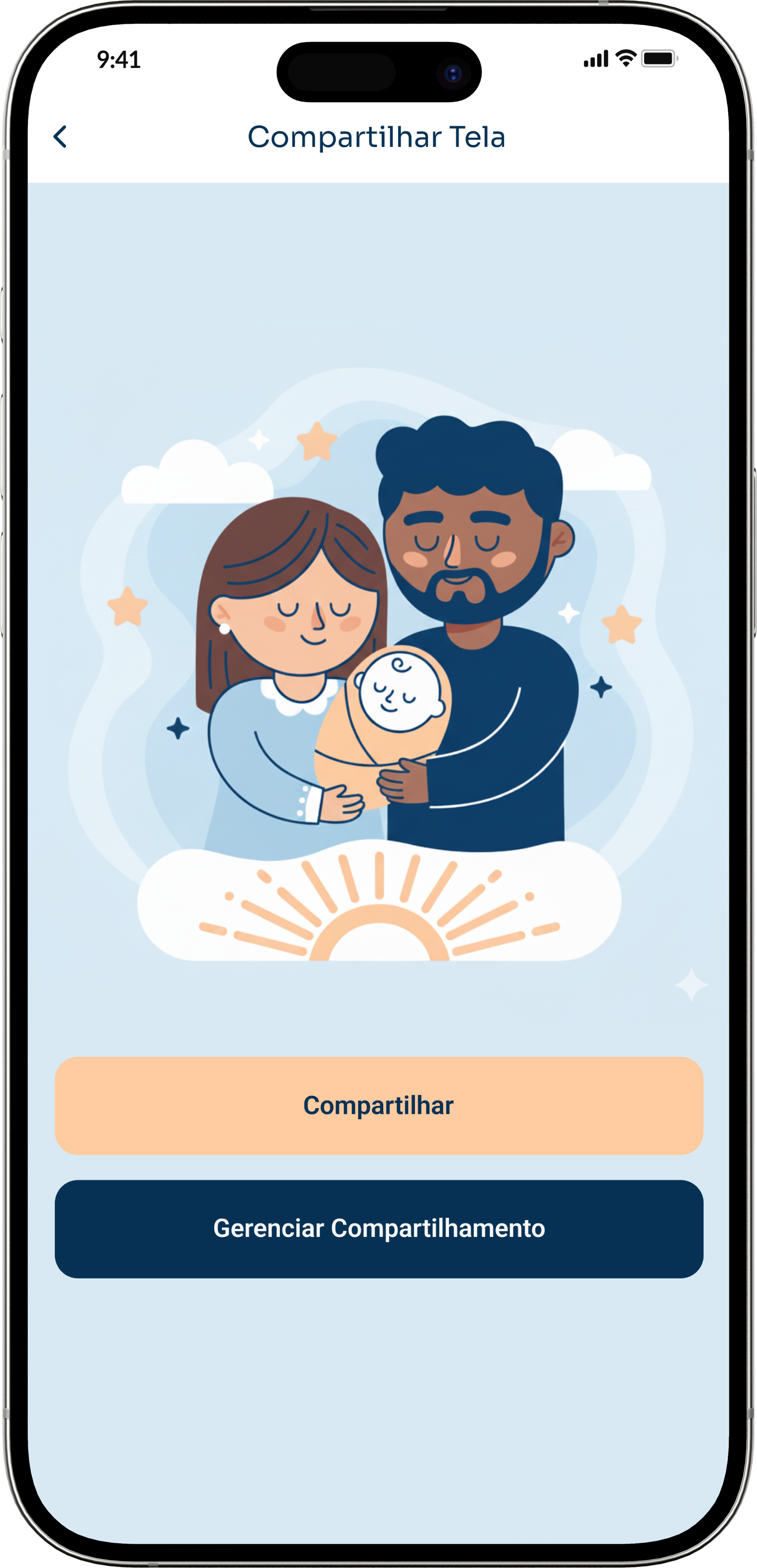 Compartilhamento - tela 1